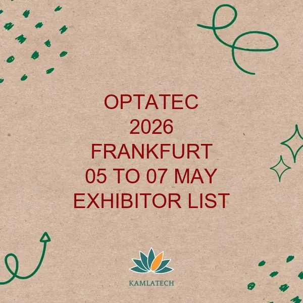 Optatec Frankfurt 2026 Exhibitor List (236 Exhibitors)